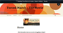 Desktop Screenshot of forcedmarchfilm.com