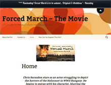 Tablet Screenshot of forcedmarchfilm.com